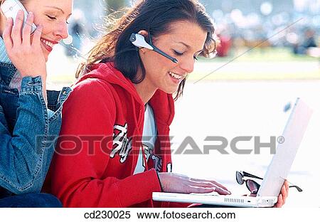 adolescence, brunette, blond, Apple macintosh, 20's View Large Photo Image Stock Photography - adolescence, brunette, blond, Apple macintosh, 20's. Fotosearch