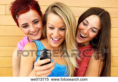 adolescence, brunette, blond, amusement, 20's View Large Photo Image Stock Photography - adolescence, brunette, blond, amusement, 20's. Fotosearch