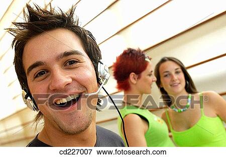 Stock Photo - adolescence, business, boy, black hair, 20's. Fotosearch
