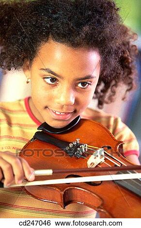 Stock Photograph - African-American, childhood, child, black, ability. Fotosearch