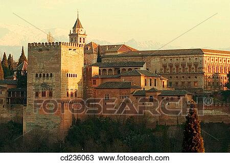 Stock Image - Alhambra. Granada. Andalusia, Spain. Fotosearch