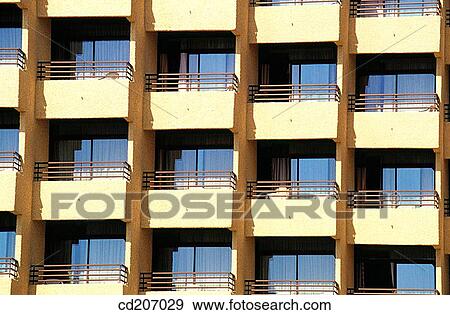 architecture, building, balcony, background, apartment View Large Photo Image Stock Photo - architecture, building, balcony, background, apartment. Fotosearch