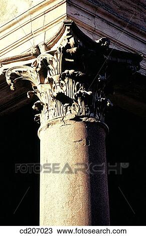 Stock Image - architecture, classical, capital, art, ancient. Fotosearch