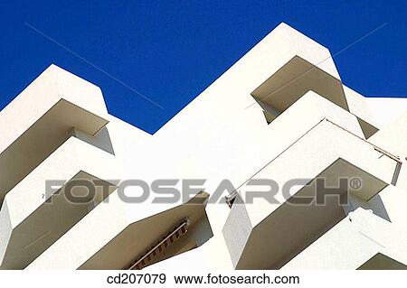 Stock Photo - architecture, concept, building, balcony, apartment. Fotosearch