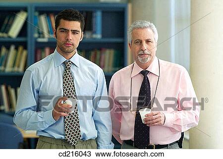 Stock Image - baby boomer, boss, break, break-time, business. Fotosearch