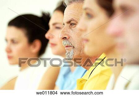 Picture - baby boomer, boss, business, businessman, businesspeople. Fotosearch