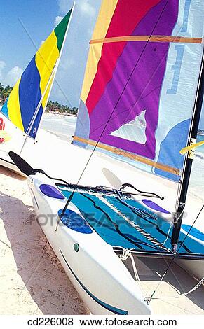 Stock Photo - Bavaro beach. Dominican Republic. West Indies. Caribbean. Fotosearch