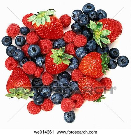 Berries, strawberries and raspberries View Large Photo Image Stock Image - Berries, strawberries and raspberries. Fotosearch