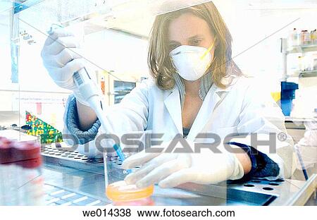 Stock Photo - Biotechnology laboratory. Fotosearch