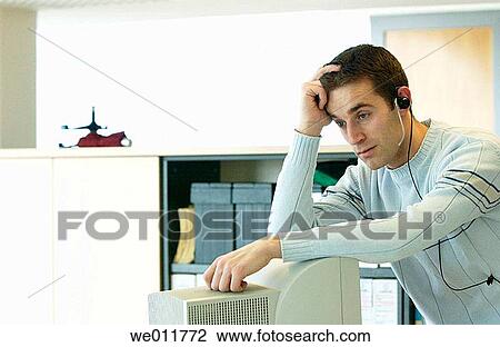 black hair, business, computer View Large Photo Image Stock Image - black hair, business, computer. Fotosearch
