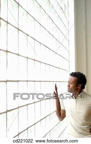 Black man, alone, worried View Large Photo Image Stock Image - Black man, alone, worried. Fotosearch