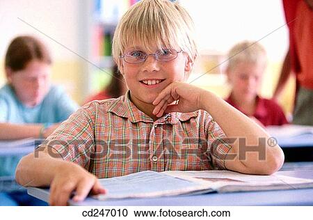 blond, book, boy, child, classroom View Large Photo Image Stock Image - blond, book, boy, child, classroom. Fotosearch