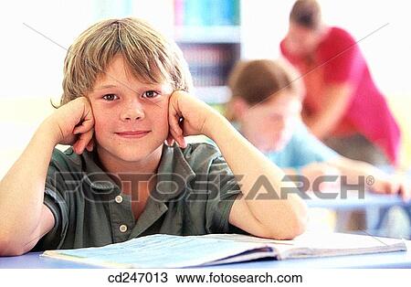 blond, book, boy, child, classroom View Large Photo Image Stock Image - blond, book, boy, child, classroom. Fotosearch