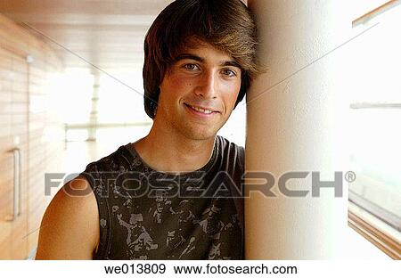 Stock Photo - blond, boy, adolescence. Fotosearch