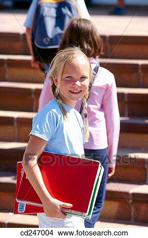 blond, braid, carry, carrying, child View Large Photo Image Picture - blond, braid, carry, carrying, child. Fotosearch