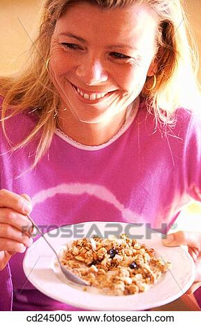 blond, breakfast, cereals View Large Photo Image Stock Photography - blond, breakfast, cereals. Fotosearch