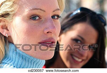 blond, Close-up, brunette, 20 View Large Photo Image Stock Photo - blond, Close-up, brunette, 20. Fotosearch