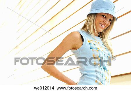 Picture - blond, contemporary, adolescence. Fotosearch