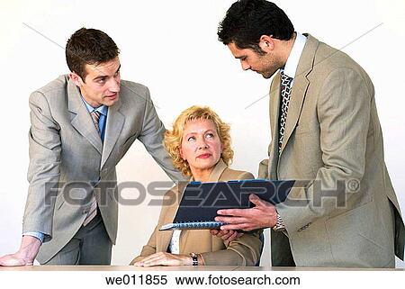 Stock Photography - boss, business, businessman, businesspeople, businesswoman. Fotosearch