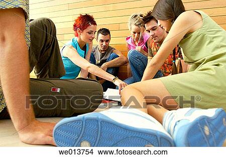 Picture - boy, chat, adolescence. Fotosearch