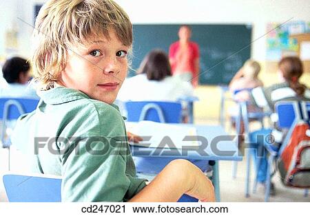 boy, child, classroom, contemporary View Large Photo Image Stock Image - boy, child, classroom, contemporary. Fotosearch