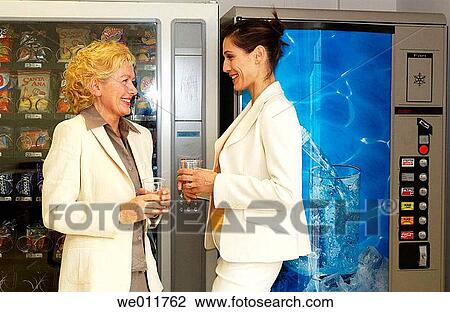 Stock Image - break, break-time, business, businesspeople, businesswoman. Fotosearch