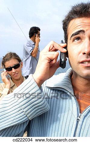 calling, colleague, cell phone, 20 View Large Photo Image Picture - calling, colleague, cell phone, 20. Fotosearch