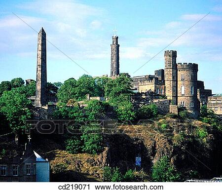 Calton Hill. Edinburgh. Scotland View Large Photo Image Stock Image - Calton Hill. Edinburgh. Scotland. Fotosearch