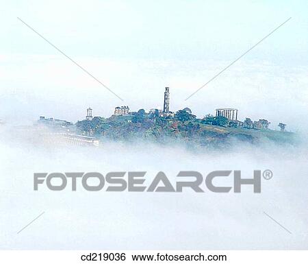 Calton Hill in the mist. Edinburgh. Scotland View Large Photo Image Stock Photograph - Calton Hill in the mist. Edinburgh. Scotland. Fotosearch
