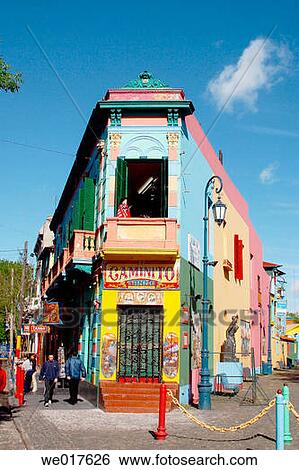 Caminito street, La Boca district. Buenos Aires. Argentina View Large Photo Image Stock Photograph - Caminito street, La Boca district. Buenos Aires. Argentina. Fotosearch