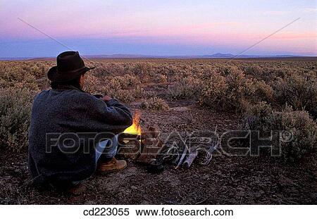 Camp with campfire in wide open space, Crooked Creek Range, Malheur County, Eastern Oregon, USA View Large Photo Image Stock Photography - Camp with campfire in wide open space, Crooked Creek Range, Malheur County, Eastern Oregon, USA. Fotosearch