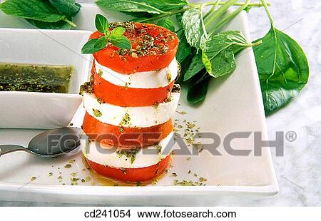 Caprese salad View Large Photo Image Picture - Caprese salad. Fotosearch