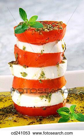 Caprese salad View Large Photo Image Stock Image - Caprese salad. Fotosearch