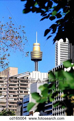 Centrepoint Tower in Central Business District, Sydney, Australia View Large Photo Image Picture - Centrepoint Tower in Central Business District, Sydney, Australia. Fotosearch