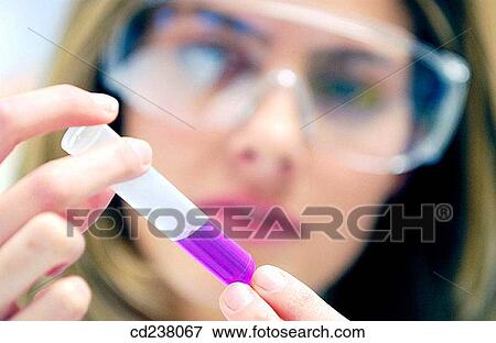 Stock Photo - Chemical characterization laboratory. Fotosearch