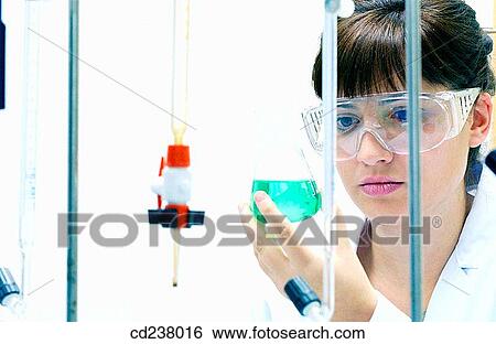 Stock Photograph - Chemical characterization laboratory. Fotosearch