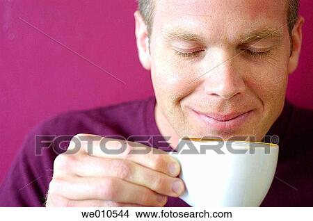 Picture - chilling out, coffee, action. Fotosearch