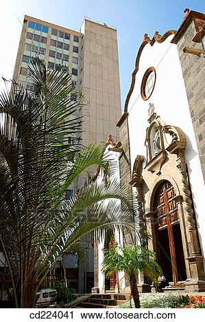 Church and building. Santa Cruz de Tenerife. Tenerife. Canary Islands. Spain View Large Photo Image Stock Image - Church and building. Santa Cruz de Tenerife. Tenerife. Canary Islands. Spain. Fotosearch