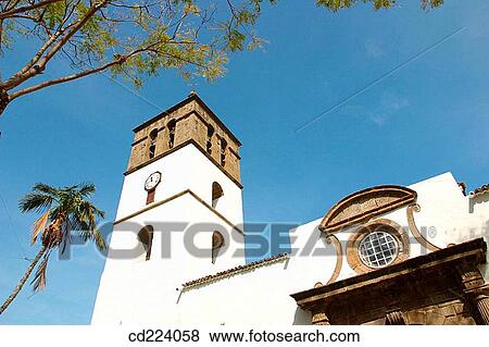 Church. Icod de los Vinos. Tenerife. Canary Islands. Spain View Large Photo Image Stock Photo - Church. Icod de los Vinos. Tenerife. Canary Islands. Spain. Fotosearch