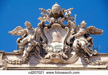 Stock Image - Close-up, day, concept, Coat of Arms, art. Fotosearch