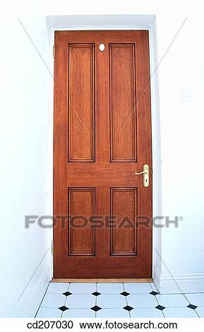 Stock Image - closed, concept, door, home, house. Fotosearch