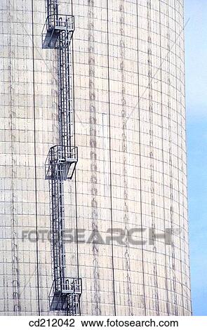 Stock Image - Coal-fired power station. Soto de Ribera. Asturias, Spain. Fotosearch