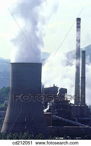 Coal-fired power station. Soto de Ribera. Asturias, Spain View Large Photo Image Stock Image - Coal-fired power station. Soto de Ribera. Asturias, Spain. Fotosearch