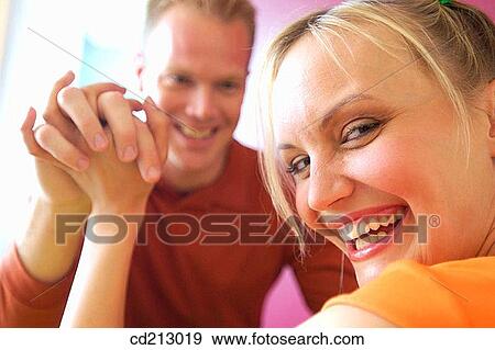 Couple smiling View Large Photo Image Stock Photo - Couple smiling. Fotosearch
