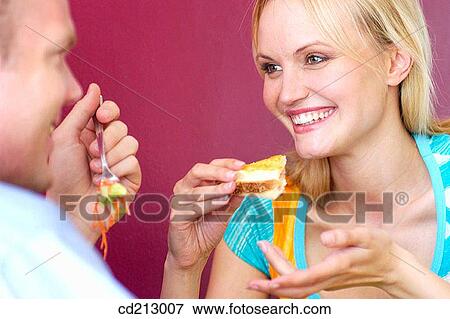 Couple speaking View Large Photo Image Stock Photo - Couple speaking. Fotosearch