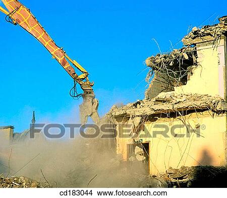 Demolition View Large Photo Image Picture - Demolition. Fotosearch