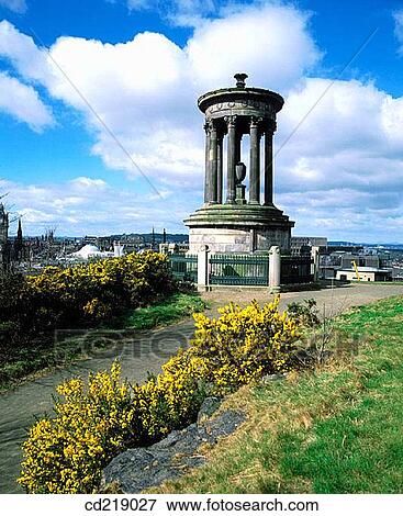 Dugald Stewart Monument, Calton Hill at sunset. Edinburgh. Scotland View Large Photo Image Stock Photo - Dugald Stewart Monument, Calton Hill at sunset. Edinburgh. Scotland. Fotosearch