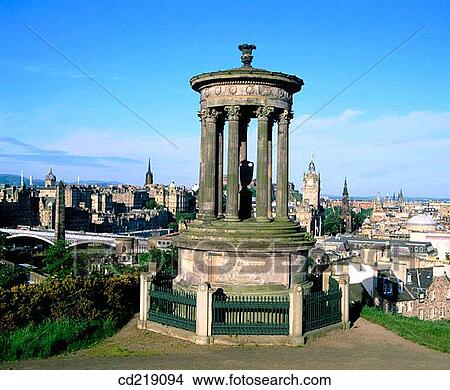 Dugald Stewart Monument, Calton Hill, Edinburgh, Scotland View Large Photo Image Picture - Dugald Stewart Monument, Calton Hill, Edinburgh, Scotland. Fotosearch
