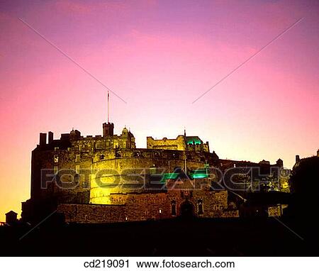 Edinburgh Castle, East side at twilight. Edinburgh. Scotland View Large Photo Image Stock Image - Edinburgh Castle, East side at twilight. Edinburgh. Scotland. Fotosearch