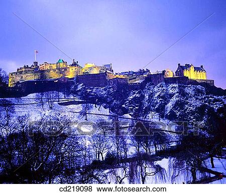 Edinburgh Castle from Princes Street. Edinburgh. Scotland View Large Photo Image Stock Photo - Edinburgh Castle from Princes Street. Edinburgh. Scotland. Fotosearch